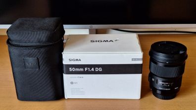 Sigma 50mm F1.4 DG Art lens for Canon Ef