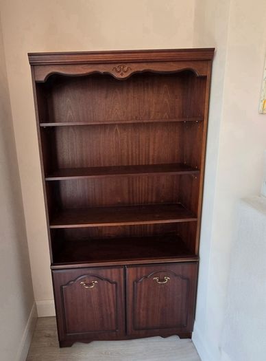 Pair of Bookcases Solid Wood