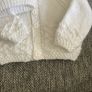 Hand knit cardigan and hat 0 to3 mths Image 2