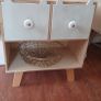 Small wooden  drawer unit Image 2