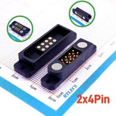 2x4P Magnetic Pogo Pin Connectors Male/Female