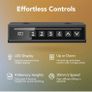 Standing Desk with USB Charging Port, 140 x 80 cm, 4 Preset Height Settings Image 5