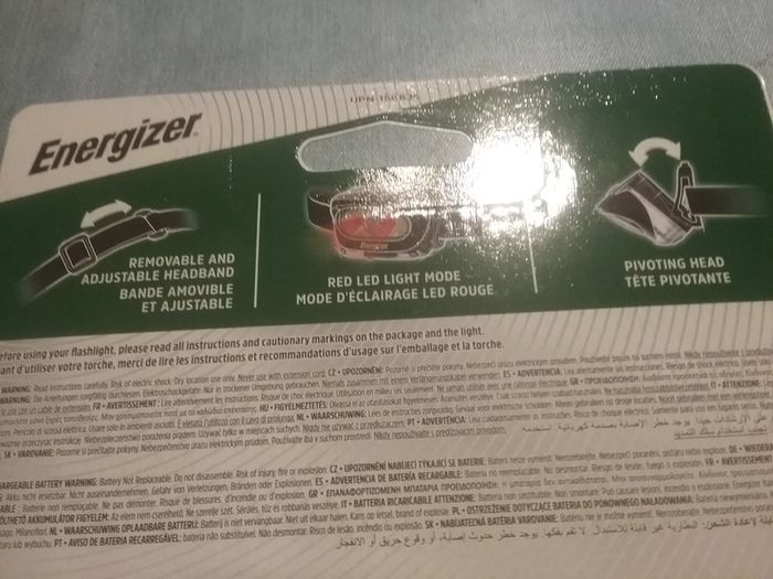 new energizer rechargeable headlamp