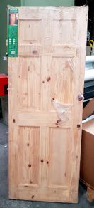 6 Panel Solid Pine Door