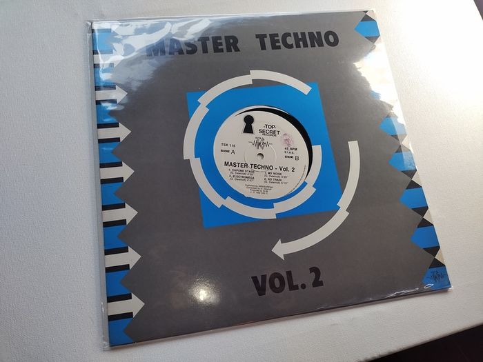 Master Techno - Volume 2 - Top Secret Records - ITALIAN Pressing - Quality Early 90s TECHNO!