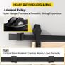 Sliding Barn Door Hardware Kit, 12FT Image 4