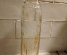 3 Vintage Caltex Havoline Motor Oil Glass Bottles