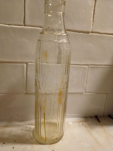 3 Vintage Caltex Havoline Motor Oil Glass Bottles