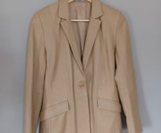 leather blazer size 10