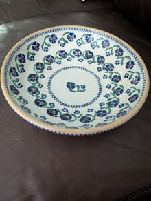 Nicholas Mosse Pansy fruit bowl