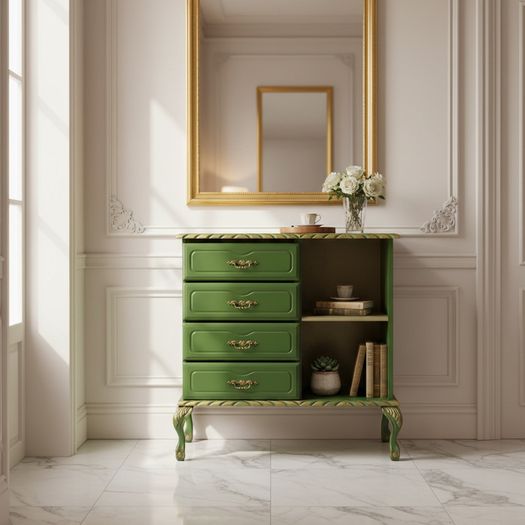 Sale!Sophisticated Green Console Table for Modern Interiors