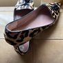 Dune leopard print flats Image 3
