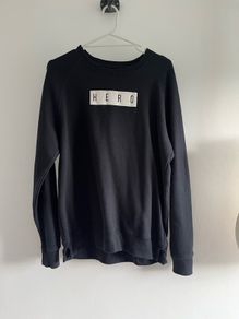 Black Printed Sweatshirt