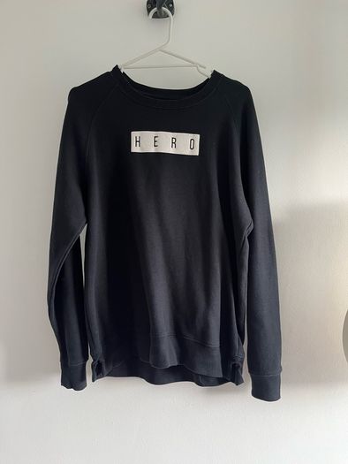 Black Printed Sweatshirt
