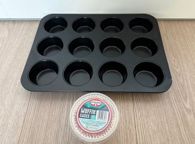 Wenco Muffin Tray 12 Non-Stick Baking Tray