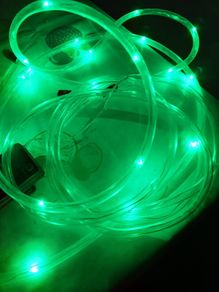 LED bike lights green