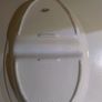 Rayware Divided Oval Dish / 2 Section Dish / Cream Ceramic Serving Dish / Bowl Image 4