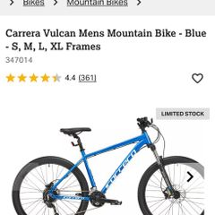 NEW Mountain Bike Carrera Vulcan