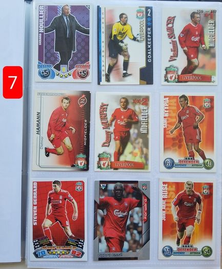 Liverpool Football Cards (116 Players)