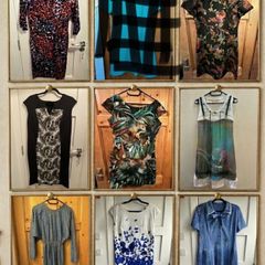 A Bundle of 8 Dresses. Sizes 12/14