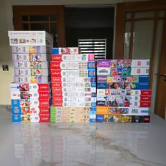 Large Bundle of Jigsaw Puzzles Disney etc