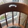 Antique Oak Captain's chair Image 3