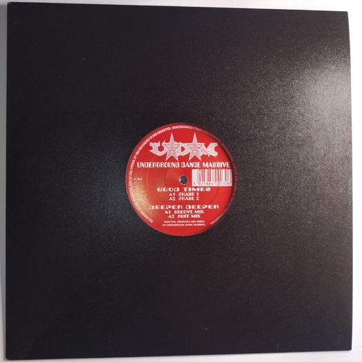 Underground Dance Massive - Good Times + Deeper Deeper - Labello Blanco Dance Records - Super SCARCE 90s DEEP House GEM!