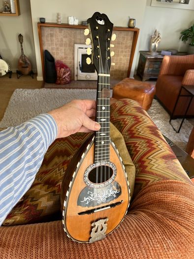 Restored 1898 Alfonso Abatte Mandolin Bowlback