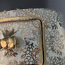 Vintage floral teapot with gold trim Image 4