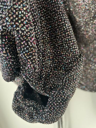New Look Glitter Ruched top size 12