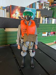 vintage action man Scramble Pilot set & eagle eye figure - complete sets
