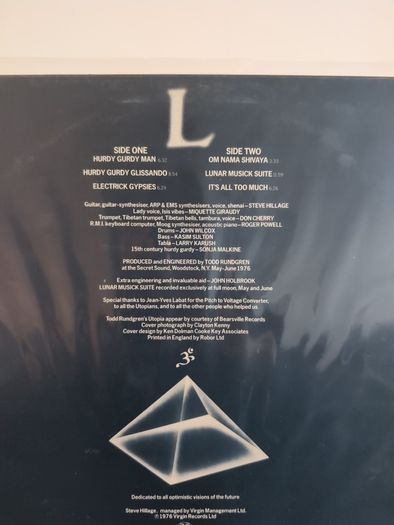 Steve Hillage - L (LP, Album)