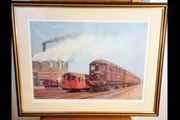 Large Train Art Limited Edition 51/500