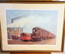 Large Train Art Limited Edition 51/500