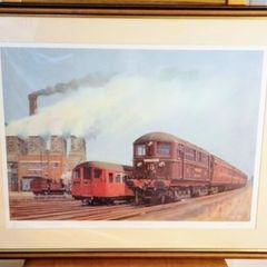 Large Train Art Limited Edition 51/500
