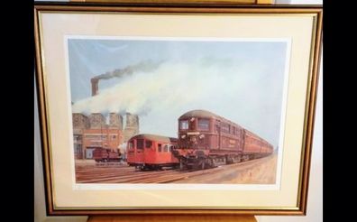 Large Train Art Limited Edition 51/500