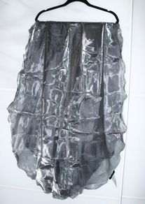 Debut Silver Grey Organza Coverup