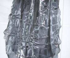 Debut Silver Grey Organza Coverup