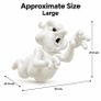 Grumpy Ghost Through the Window - 3D - Halloween Decor - 3 Sizes Image 8