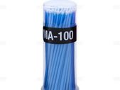 Disposable Micro Brushes Eyelash Micro Applicator Microblading Mascara Wands - L - Light Blue
