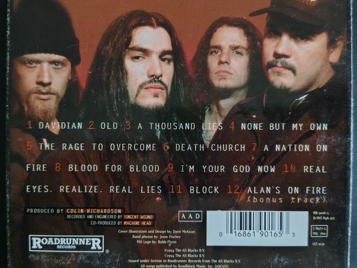 Machine Head - Burn My Eyes CD (1994) Numbered Digipak Thrash Groove Metal EX+