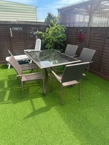 Rattan Garden table and chairs