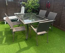 Rattan Garden table and chairs
