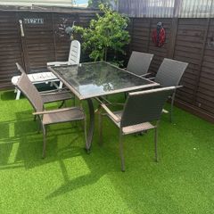Rattan Garden table and chairs
