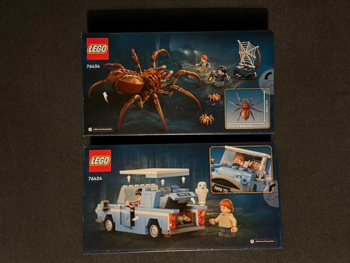 #76434 - Aragog in the Forbidden Forest  #76424 Flying Ford Anglia
