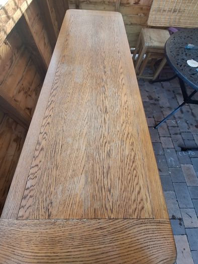 Oak Dining Table, Chair and Matching Sideboard