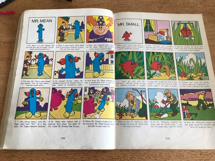 Vintage Mr. Men Storybook