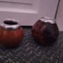 Yerba mate gourds with bombillas and accessories Image 6