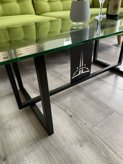 Glass Top Coffee Table and matching Side table