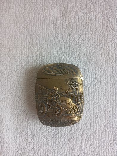 Brass motoring vesta case